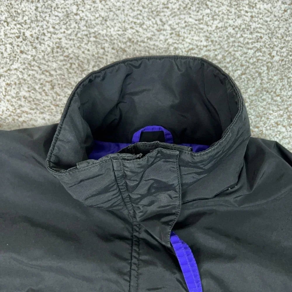 Vintage Columbia Jacket Mens XL Black Whirlibird Windbreaker Ski Outdoor 90s